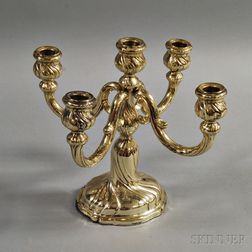 Silver-plated Five-light Candelabra